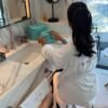 Microfiber robe