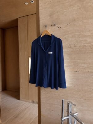 Navy Ribbed Pajama
