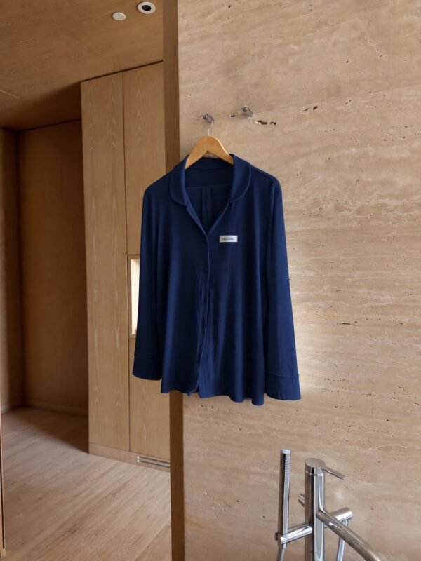 Navy Ribbed Pajama