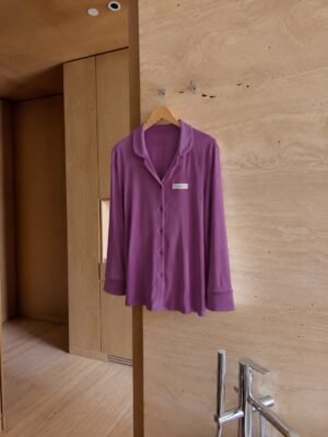 Purple Ribbed Pajama