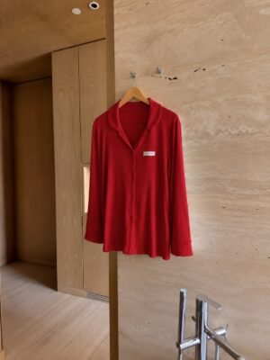 WhatsApp Image 2026-09-24 at 2.18.39 PM Red Ribbed Pajama
